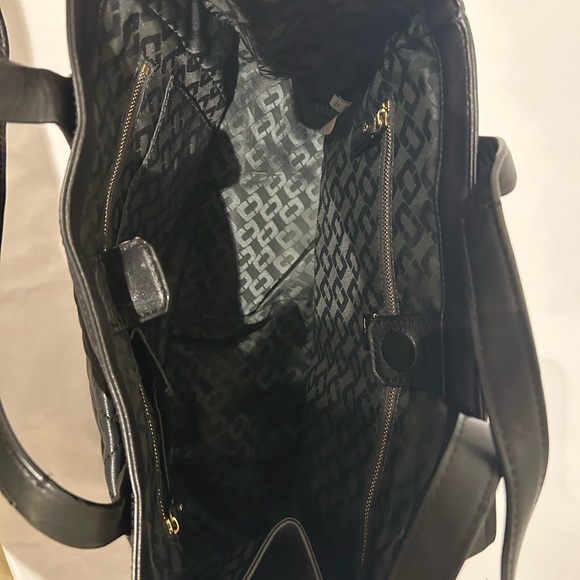 Diane Von Furstenberg On The Go Quilted Black Leather Bag - Picture 9 of 11